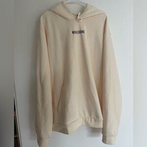 Whalebone cream hoodie, size XL